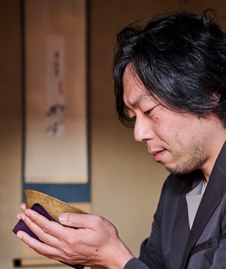 Photo of Shogo Nakamura 7th generation representative director of Nakamura Tokichi Honten